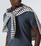 Хлопковая поло Fedeli, темно-синий - фото 6