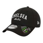 New Era Бейсболка унисекс черная, Black - фото