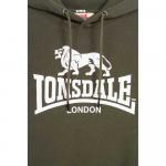 Худи Lonsdale Fremington, зеленый - фото 3