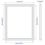 Рамка, белая, 40х50 см, FISKBO IKEA - фото 5