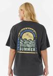 Футболка Rip Curl SUMMER HERITAGE , Washed Black/Black - фото 6