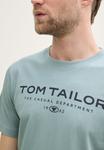 Футболка TOM TAILOR WITH PRINT, Grey Mint/Mint - фото 4