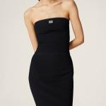 Вискозный топ-бандо MIU MIU, черный - фото 4