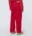 Джинсы широкого кроя le de nîmes Jacquemus, красный - фото 4