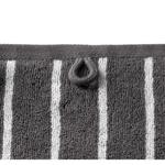 Душевое полотенце банное полоска, антрацитовый - фото 3