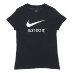 Футболка (WMNS) Nike Sportswear Tee JDI Basic Printed Short Sleeve TEE Black, черный - фото
