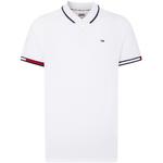 Футболка поло унисекс Tommy Hilfiger, цвет Cloud Bath White YBR - фото