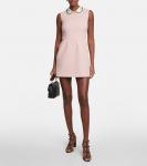 Мини-платье из кади с декором REDValentino, New Rose - фото 2