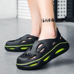 Сабо мужские Caritesport, черный/зеленый - фото 13