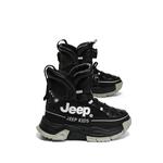 Детские зимние сапоги Jeep черно-белые - фото 2
