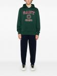 Gant худи с логотипом, зеленый - фото 2