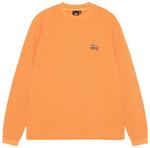 Лонгслив Stussy Raglan Thermal Long-Sleeve Crew 'Orange', оранжевый - фото