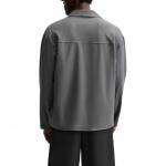 Мужская рубашка ZARA, серый - фото 10