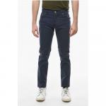 ID LUXURY DENIM Вышитые джинсовые брюки с нашивкой-логотипом 1 Corneliani, Blue - фото