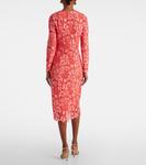 Цветочное платье Monique Lhuillier, Coral Rosette - фото 3