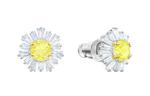Swarovski Серьги-гвоздики Sunshine для женщин белые - фото 2
