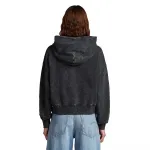 Худи G-Star Washed A Line Script, черный - фото 2