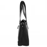 Шоппер BODENSCHATZ, натуральная кожа, черный - фото 5