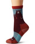 Носки Darn Tough Vermont Bear Town Micro Crew Light Cushion, бордовый - фото