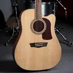 Акустико-электрическая гитара Washburn Heritage Series HD10SCE с вырезом Dreadnought - фото 2