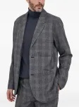 Костюм с клетчатым карманом SAMSOE SAMSOE, серый - фото 2