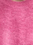 Свитер в рубчик Desigual, розовый - фото 4