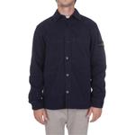 Куртка Chest pocket Patch Shirt STONE ISLAND, синий - фото