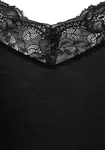 Пеньюар LASCANA с кружевной отделкой, черный - фото 4
