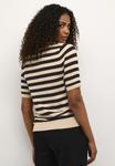 Футболка Kaffe LIZZA STRIPED, Smoke Gray Black Deep Stripe/Black - фото 3