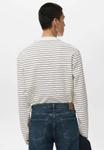 Топ Mango Long sleeved top, Off-White - фото 3