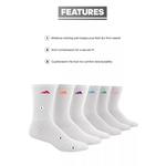 Женские носки adidas Athletic Crew (6 пар) adidas, черный - фото