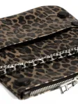 Сумка-сэтчел с леопардовым принтом Zadig&Voltaire, коричневый - фото 5
