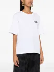 Футболка с вышитым логотипом Maison Kitsuné, белый - фото 3