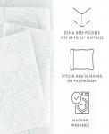 Комплект постельного белья Timeless Classics Premium Ultra Soft Pattern, 4 предмета, размер Full ienjoy Home, Aqua Soft Vines - фото 7