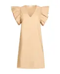 Короткое платье Liu Jo, бежевый - фото