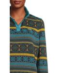 Свитер L.L.Bean Sweater Fleece Pullover Print, цвет Coal Snowflake Fair Isle - фото 4
