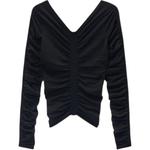 Футболка с защипами Alexander Wang, черный - фото