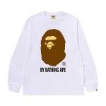 Футболка BAPE By Bathing Ape Long-Sleeve 'White', белый - фото