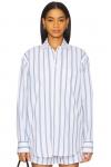 Рубашка из поплина Donni., cornflower stripe - фото 2