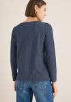 Топ Cecil TWO-TONE STRUKTUR, Blau/Dark Blue - фото 3