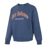 New Balance Свитшот женский синий - фото 3