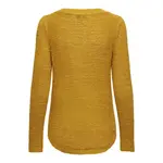 Only вязаный свитер "ONLGEENA XO L/S PULLOVER KNT NOOS", цвет Golden Spice - фото 6