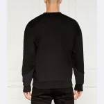 Осенний свитшот обычного кроя Hugo, черный - фото 2