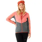 Толстовка Viking Creek full zip, серый/розовый - фото