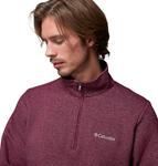 Columbia Men's Great Hart Mountain III Half Zip, Rich Wine Heather - фото 4