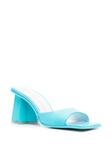 Chiara Ferragni square-toe block-heel sandals, синий - фото 2