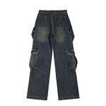 Джинсы унисекс темно-синие DND4DES - фото 3