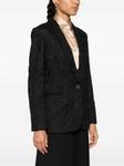 TWINSET гипюровый блейзер, черный - фото 2