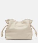 Фламенко миниатюрный кожаный клатч Loewe, Sea Salt - фото