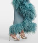 Платье Ubud Extravaganza с отделкой из перьев Taller Marmo, Cloud - фото 5